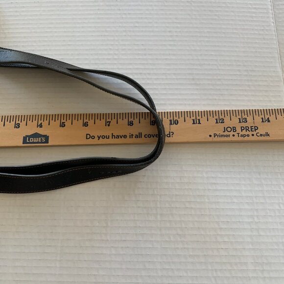 Ralph Lauren Black Leather Tote – LRL LXVII Collection with Silver Charm - Picture 4 of 17